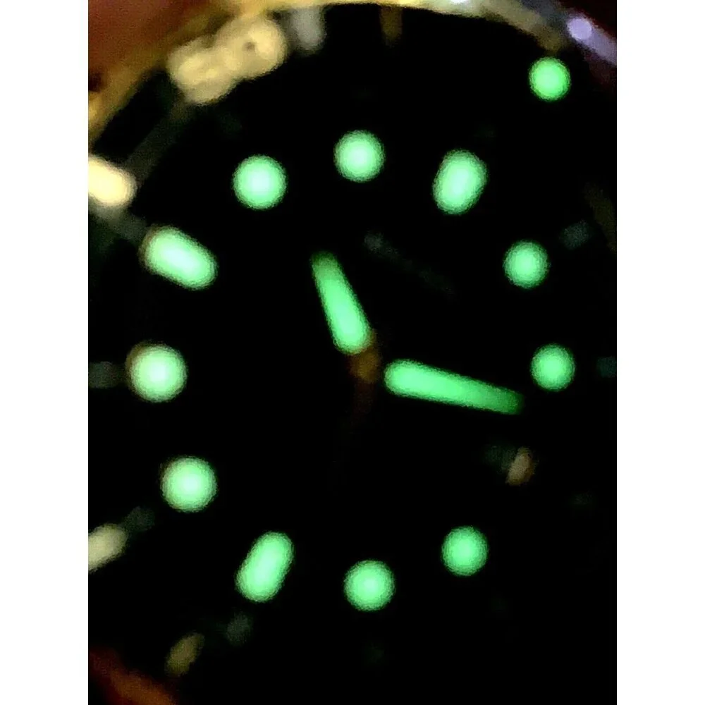 Bulova Men's Watch 98B375 Quartz Black Dial Date Gold Stainless Steel 43…